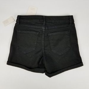 NWT Lauren Conrad High Waist Black Jean Shorts S 2